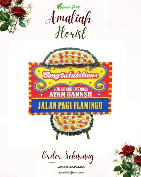Sewa Papan Bunga Blayu